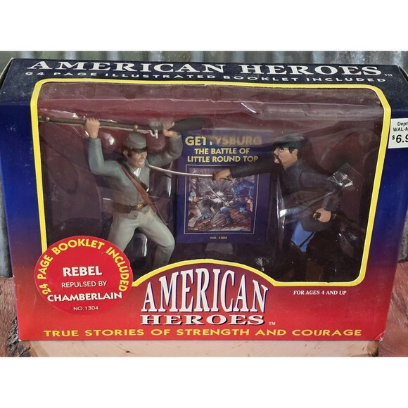 1995 New Ventures American Heroes Civil War Action Figures Gettysburg w/ Booklet - Picture 1 of 3